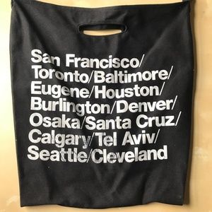 AMERICAN APPAREL Cities Bag Black